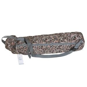 JOHNNY WAS Calme Earth Leopard Yoga Mat & Carrying Bag